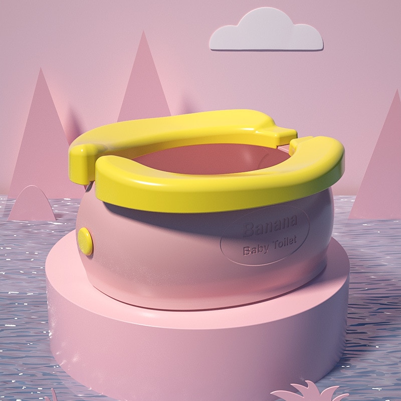 Portable Kid Potty Banana Design Potty